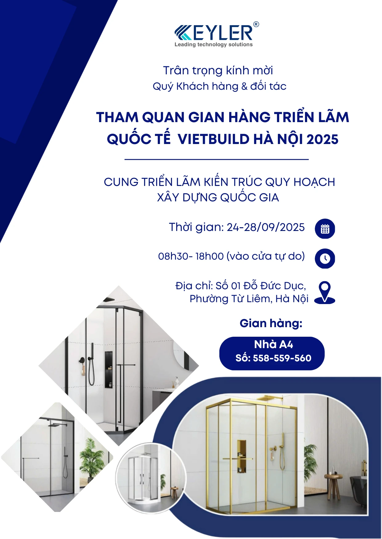 KEYLER VIỆT NAM GỬI THƯ MỜI THAM QUAN TRIỂN LÃM VIETBUILD HN THÁNG 9/2025 TỚI TOÀN THỂ KHÁCH HÀNG!